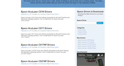 Desktop Screenshot of epsondriver.net